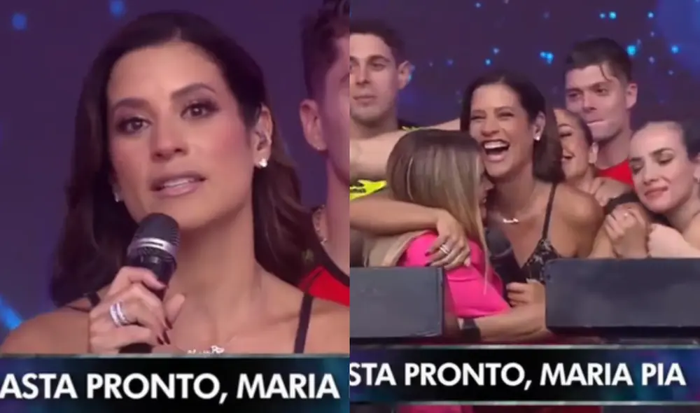 María Pía Copello aprovechó para dar pistas sobre el nuevo conductor de "EEG". Foto: composición/ captura de América TV