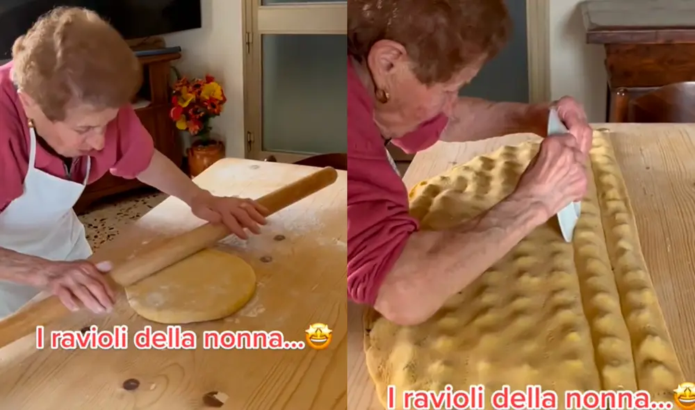 La mujer sorprendió a cientos de usuarios con sus tips para preparar raviolis. Foto: captura de TikTok