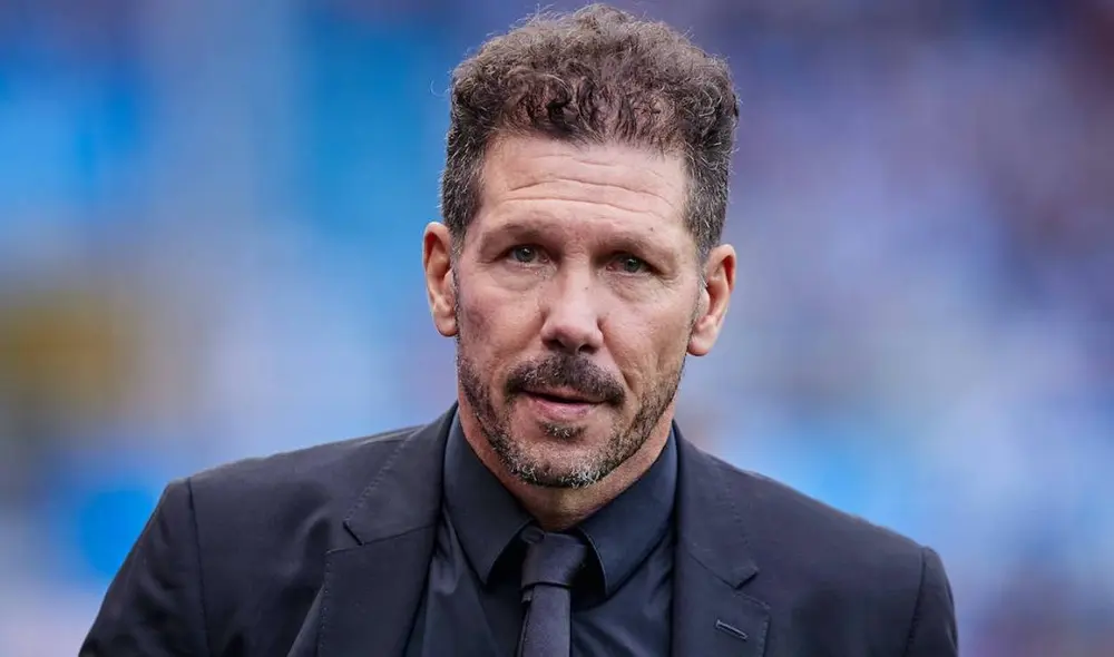 Diego Simeone no ha logrado alzar títulos con el Atlético Madrid esta temporada. Foto: EFE