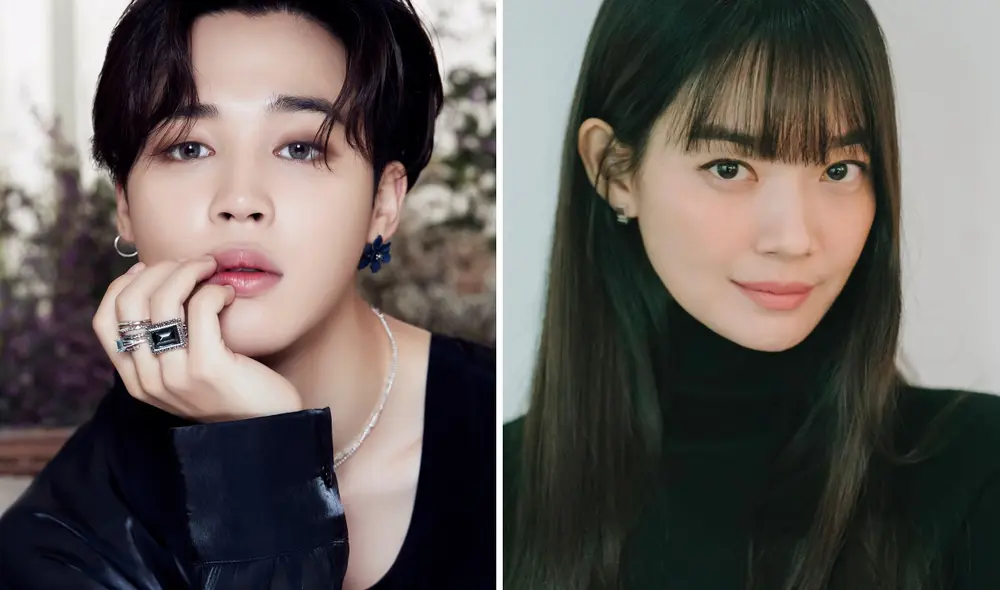Jimin de BTS participó junto a Ha Sung Woon en el OST del k-drama "Our blues", titulado "With you" y ahora Shin Min Ah lo compartió en sus redes sociales. Foto: composición La República / BIGHIT / Instagram @illusomina