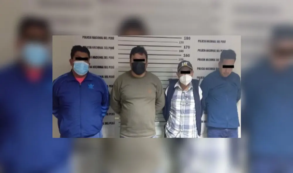 Según la policía cometían delitos de robo agravado, hurtos y receptación. Foto: PNP