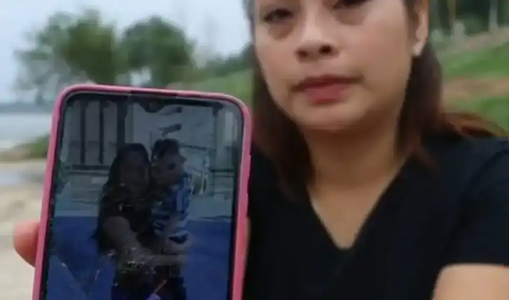 La mujer recuerda que una persona se ofreció a llevar al pequeño hasta el otro lado del río. Foto: Univisión