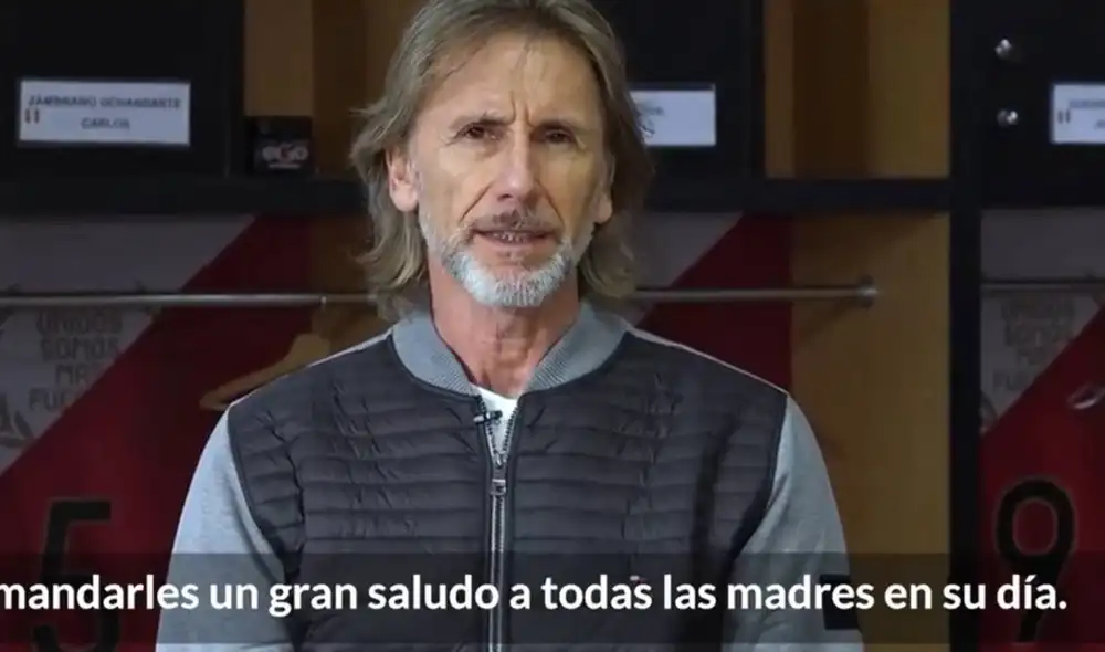 Ricardo Gareca se dirigió a todas las madres peruanas en su día. Foto: Selección Perú Ricardo Gareca se dirigió a todas las madres peruanas en su día. Foto: Selección Perú