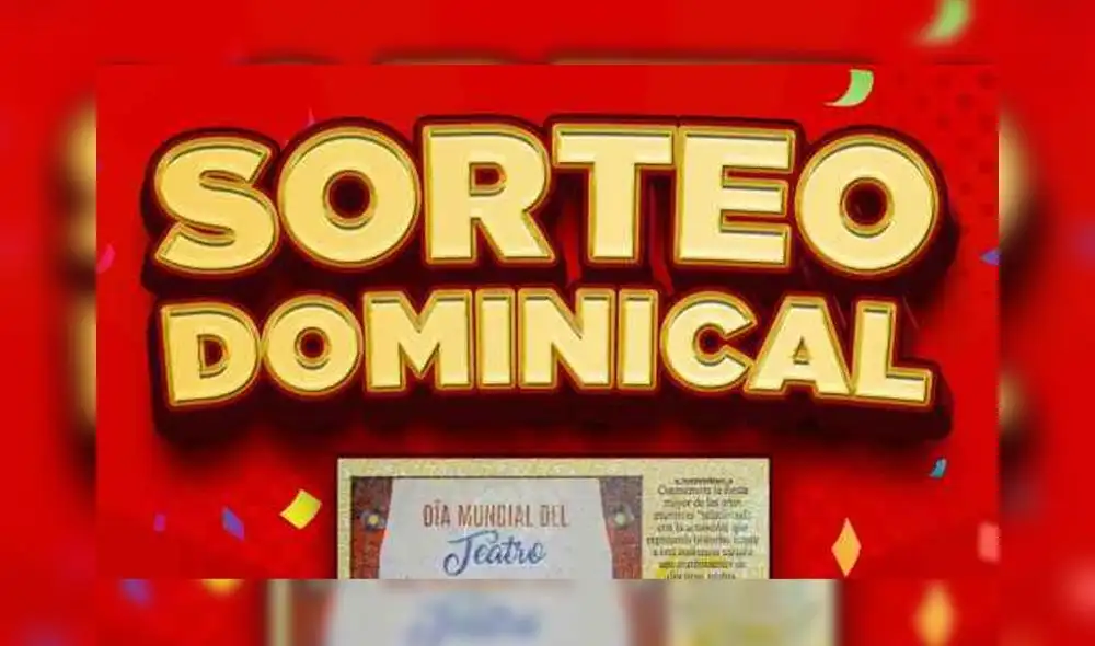 Revisa los resultados del sorteo de Oro Dominical de HOY, domingo 8 de mayo de 2022. Foto: Lotería Nacional de Panamá