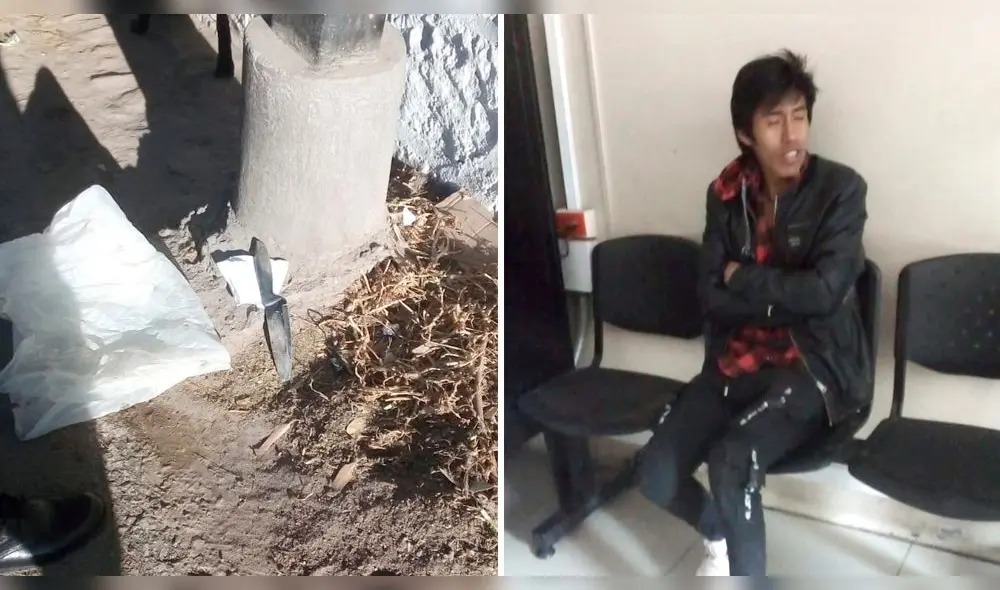 Arequipa. Sujeto fue entregado a la Policía Nacional. Foto: Serenazgo Sachaca