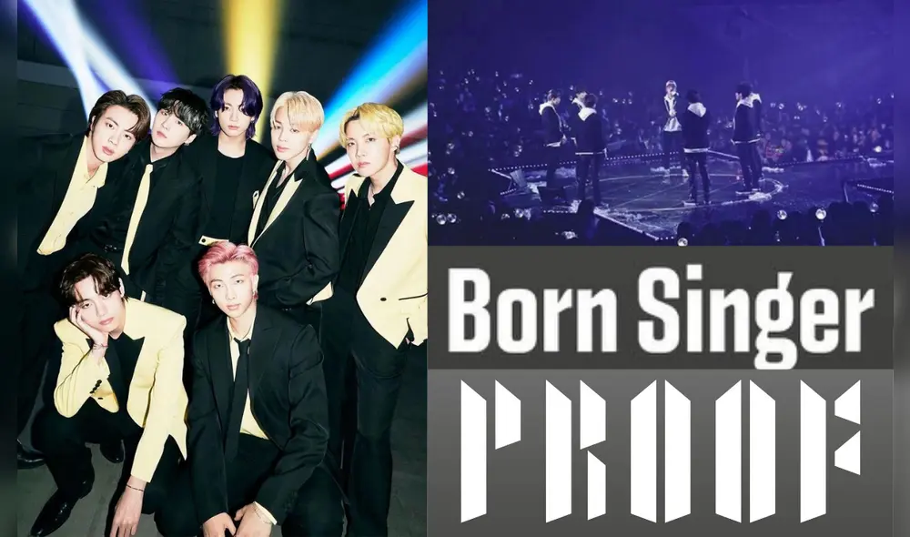 BTS vuelve a sus inicios con "Born Singer" en "Proof". Foto composición: BIGHIT Music/Twitter.