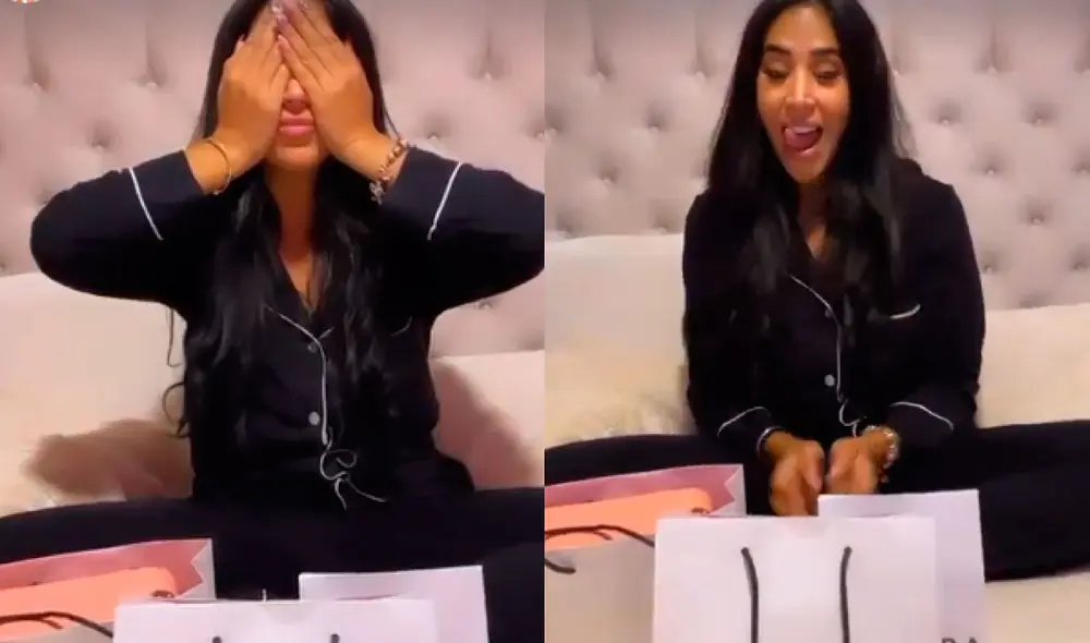 Melissa Paredes recibió varios regalos de una reconocida marca de joyas. Foto: Melissa Paredes/Instagram.