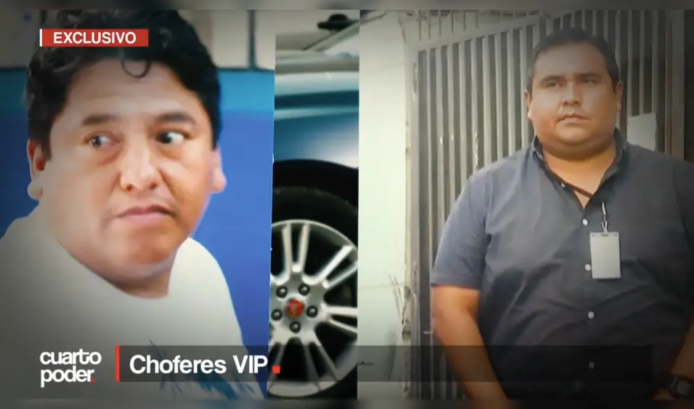 Edgar Tello tendría dos choferes vip que también habrían sido proveedores de Petroperú. Foto: captura de Cuarto Poder Edgar Tello tendría dos choferes vip que también habrían sido proveedores de Petroperú. Foto: captura de Cuarto Poder