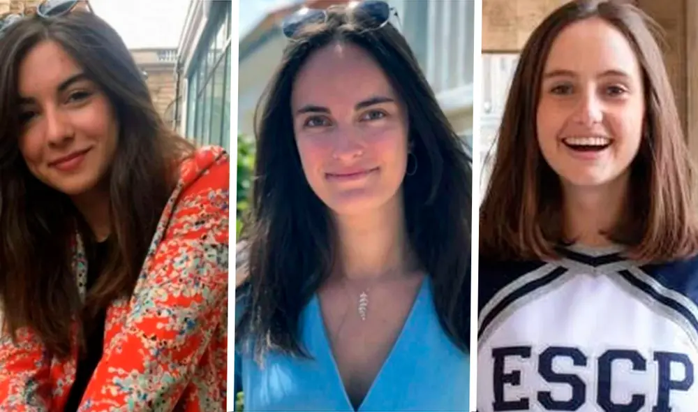 Anne, Clemence y Lwana estudiaban juntas una maestría en Argentina. Foto: Clarín/ Infobae