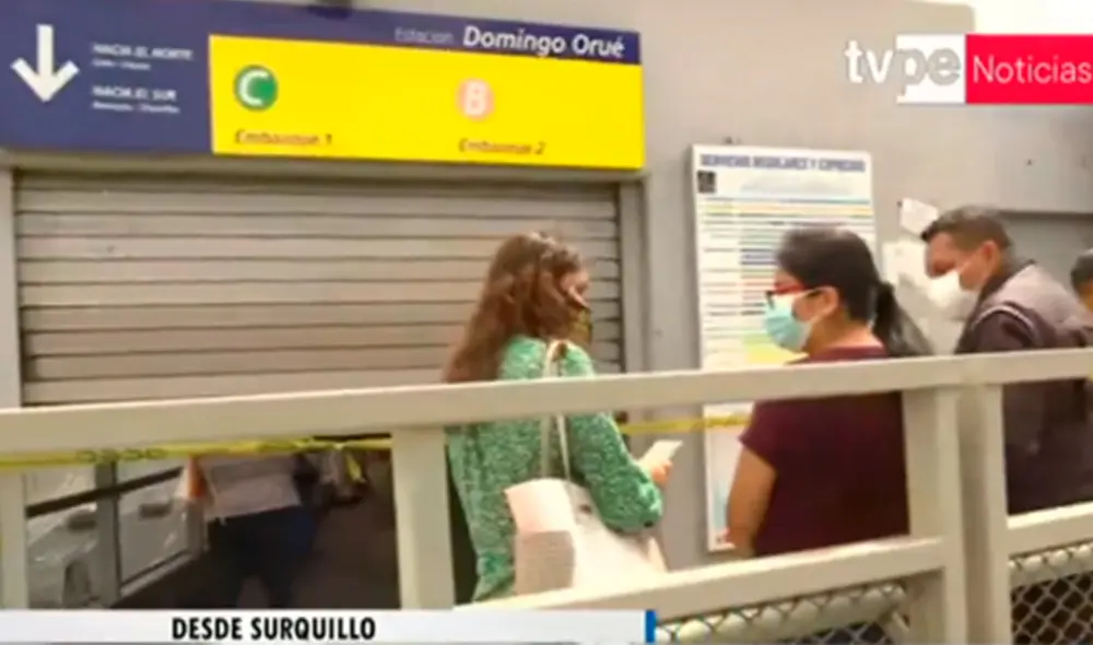 Aún no se ha identificado a la persona fallecida en las instalaciones del Metropolitano. Foto: TV Perú