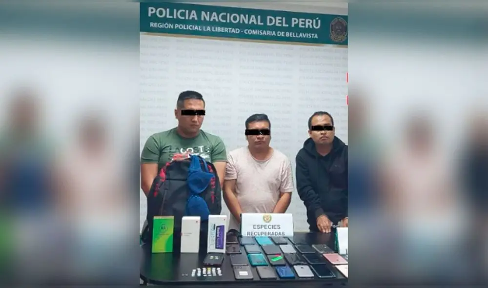 Detenidos serían integrantes de la banda criminal autodenominada los Raqueteros de La Libertad. Foto: Enfoque Ciudadano