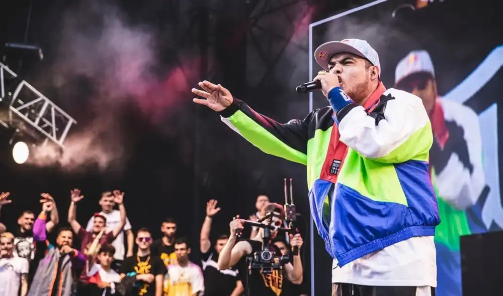 Aczino clasificó al corte internacional siendo el primero de FMS México. Foto: Urban Roosters