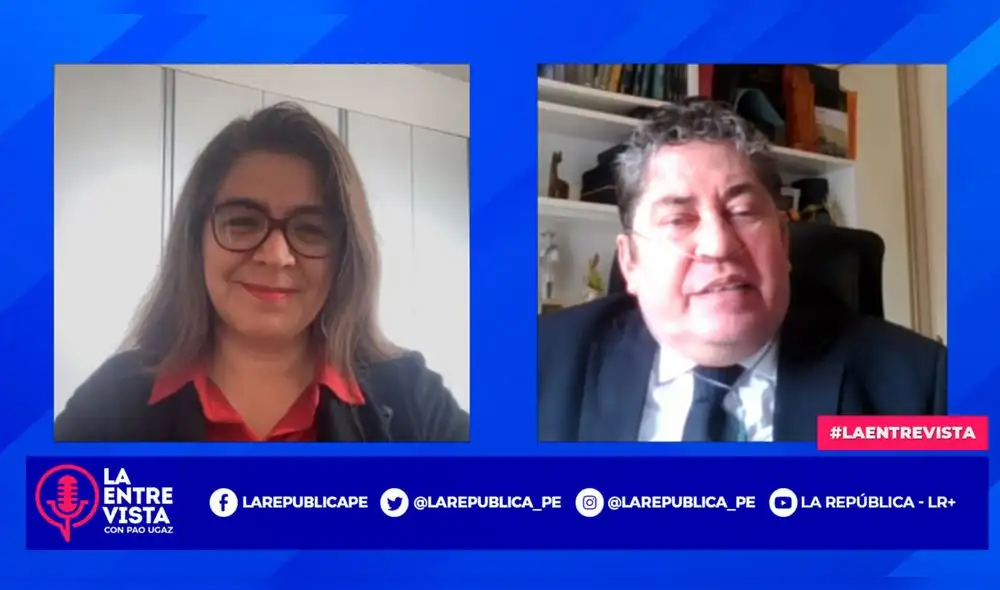 Eloy Espinosa-Saldaña, magistrado del Tribunal Constitucional. Foto: captura/LR+ Eloy Espinosa-Saldaña, magistrado del Tribunal Constitucional. Foto: captura/LR+