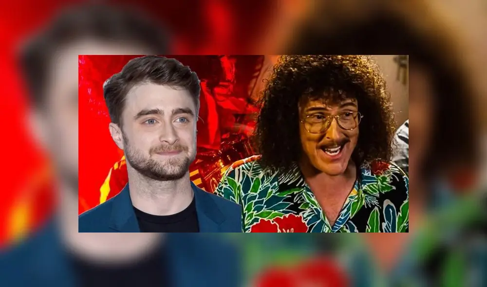 Daniel Radcliffe interpretará a Weird Al Yankovic en la película biográfica "The Al Yankovic story". Foto: composición LR/ AFP / Twitter