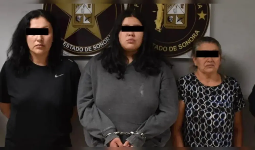 Las 3 mujeres implicadas son familiares y participaron en el secuestro de la menor. Foto: El Universal