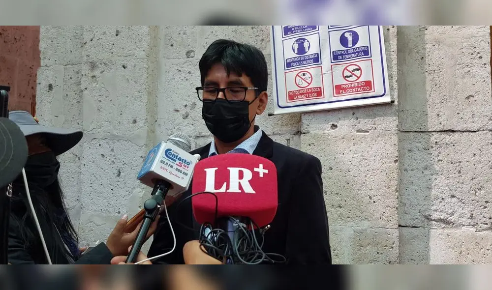 Directivo Erick Neira explicó situación de concesión minera. Foto: Wilder Pari/URPI