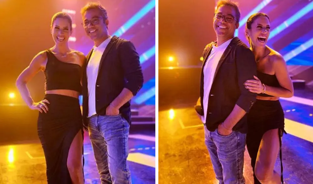 María Pía Copello saludó a Renzo Schuller tras ser presentado en "Esto es guerra". Foto: Instagram María Pía Copello saludó a Renzo Schuller tras ser presentado en "Esto es guerra". Foto: Instagram