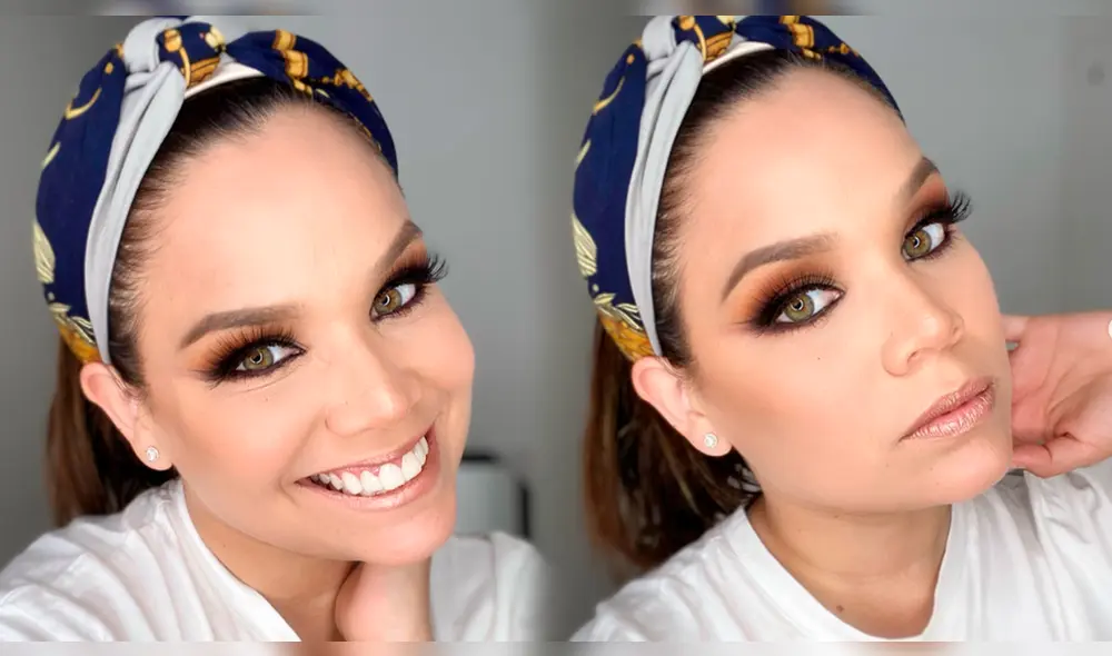 Andrea San Martín mostró el elaborado maquillaje que puso en práctica en su primera clase. Foto: composición/Instagram Andrea San Martín mostró el elaborado maquillaje que puso en práctica en su primera clase. Foto: composición/Instagram