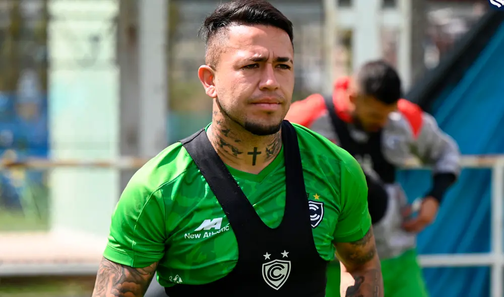 Trabajo. Fuentes está al cien por ciento para la vuelta. Foto: Club Cienciano