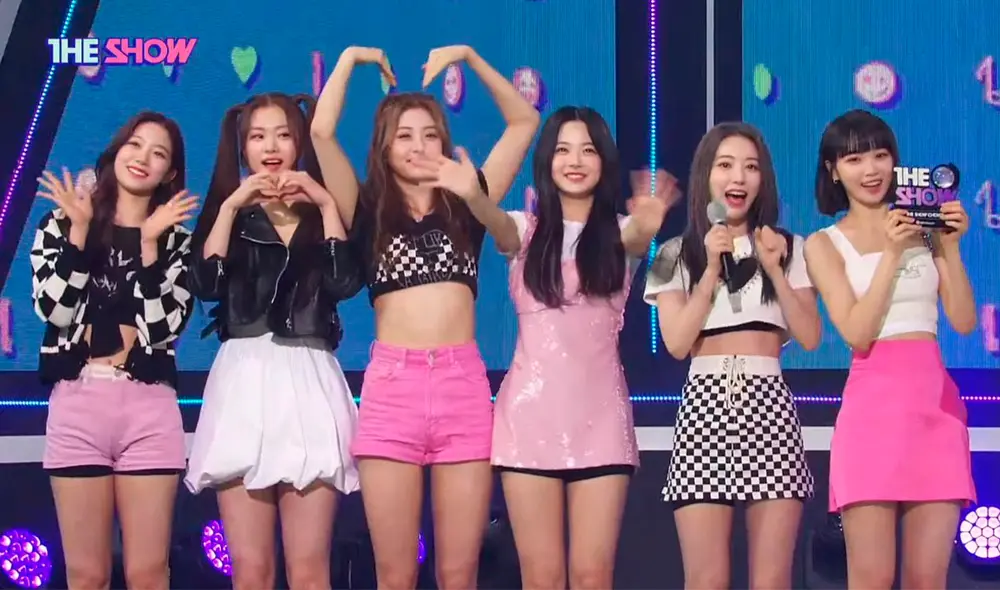 LE SSERAFIM debutó con la canción y álbum "Fearless" el 2 de mayo. Foto: captura The Show.