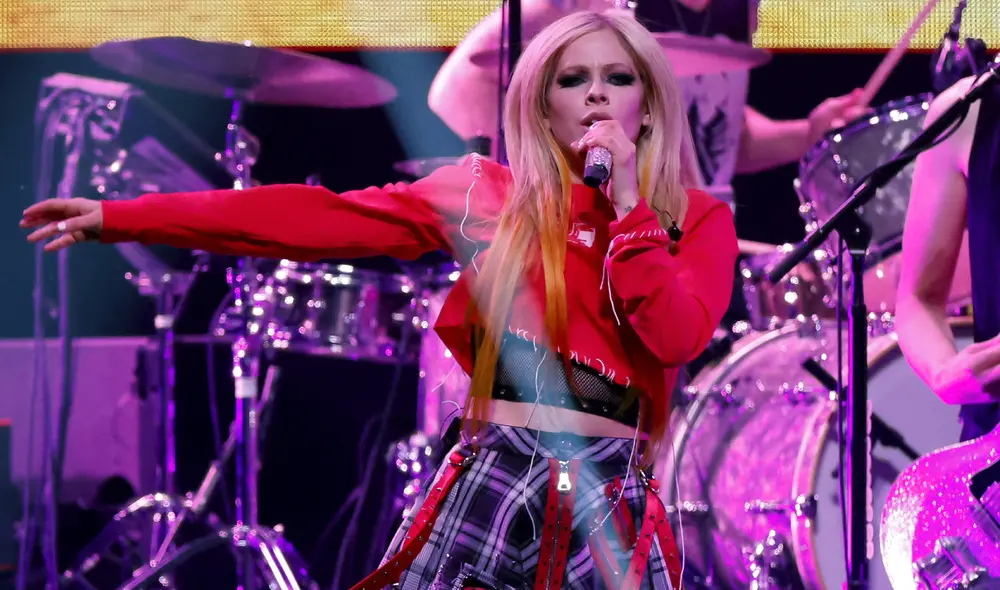 Avril Lavigne llegará al Perú. Foto: AFP