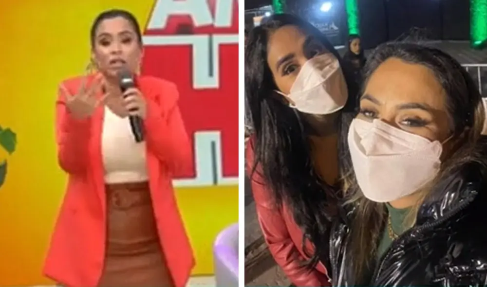 Ethel Pozo y Melissa Paredes se volvieron a ver en el concierto de Rauw Alejandro. Foto: captura América TV Ethel Pozo y Melissa Paredes se volvieron a ver en el concierto de Rauw Alejandro. Foto: captura América TV