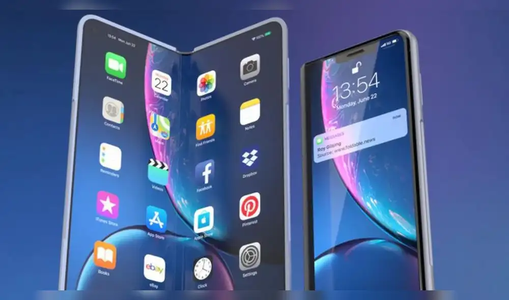 Este móvil plegable de Apple todavía está en desarrollo. Foto: ComputerHoy