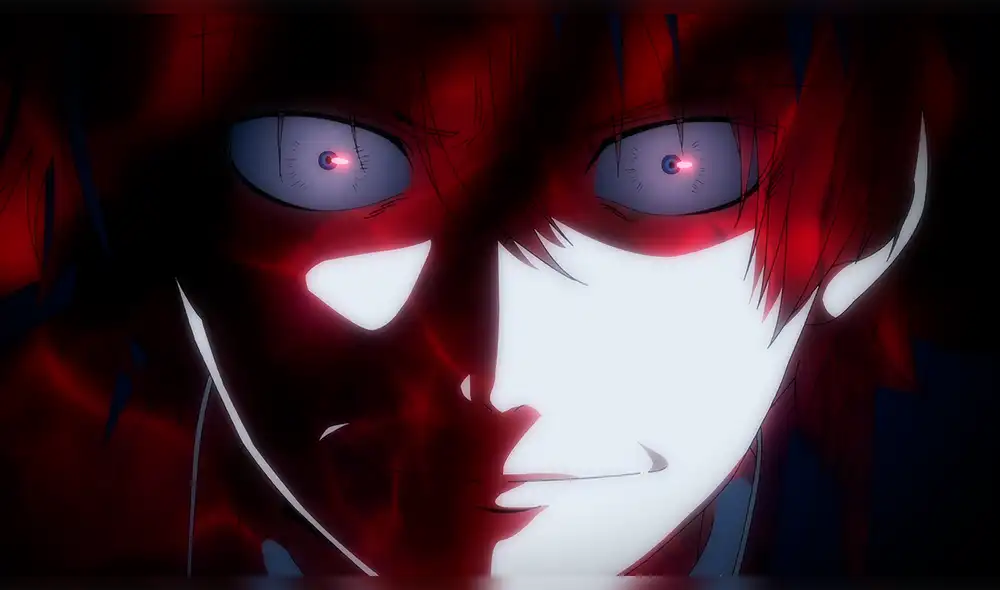 La expresión intimidante de Shuichi, desde el punto de vista de Tenji, en "Tomodachi Game". Foto: Okuruto Noboru