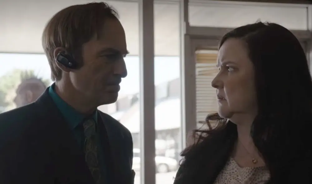 El sexto episodio de la quinta temporada de “Better Call Saul” trae de vuelta a Francesca, la secretaria de Saul Goodman en “Breaking Bad”. Foto: captura de Netflix