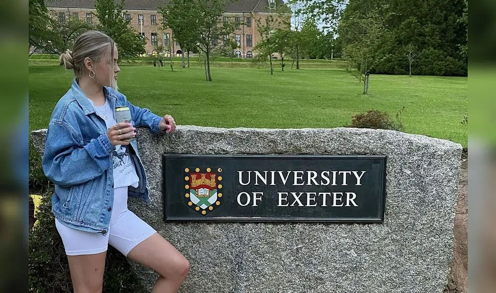 Ford estudió Derecho en la Universidad de Exeter antes de centrarse en su salud. Foto: Kennedy News Ford estudió Derecho en la Universidad de Exeter antes de centrarse en su salud. Foto: Kennedy News