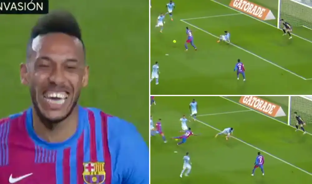 El gabonés volvió a anotar con los culés. Foto: DirecTV Sports