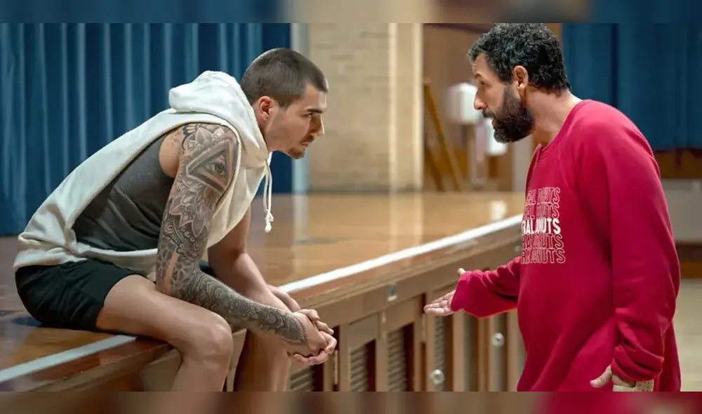 Adam Sandler es el protagonista y productor de "Hustler". Foto: Netflix. Adam Sandler es el protagonista y productor de "Hustler". Foto: Netflix.