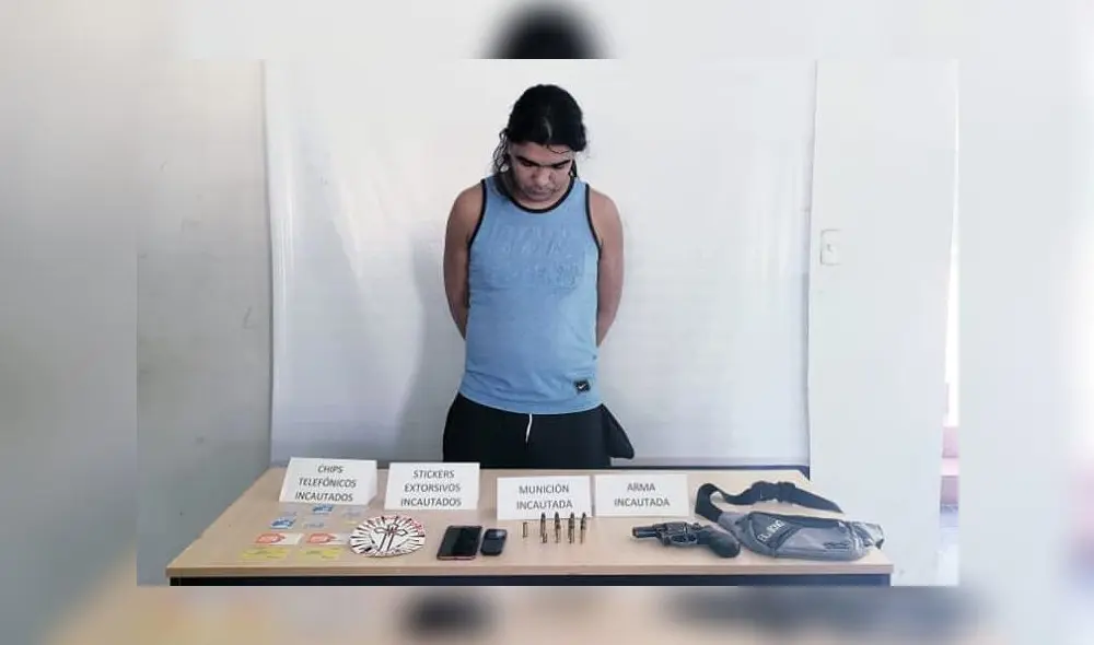 Sujeto fue detenido en el distrito de Guadalupe, en la provincia Pacasmayo. Foto: PNP