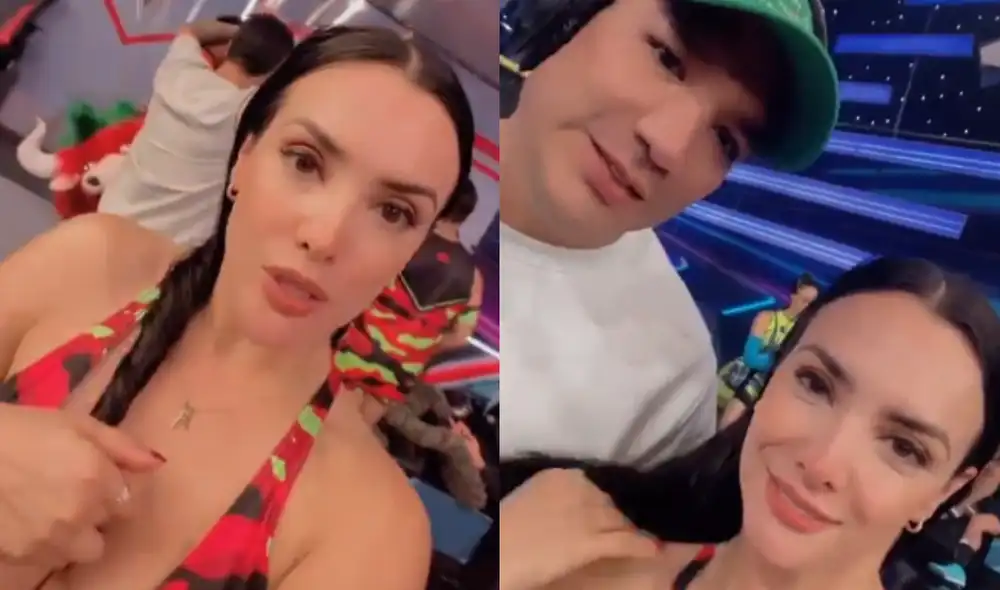 Rosángela Espinoza llamó a Peter Fajardo para que explicara qué estaba pasando en "Esto es guerra". Foto: composición/ Instagram Rosángela Espinoza llamó a Peter Fajardo para que explicara qué estaba pasando en "Esto es guerra". Foto: composición/ Instagram