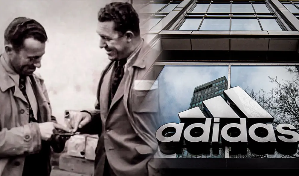 Los hermanos Adolf y Rudolf Dassler sentaron las bases de lo que sería un imperio de la indumentaria deportiva. Foto: composición de Jazmín Ceras / LR / Adidas / AFP