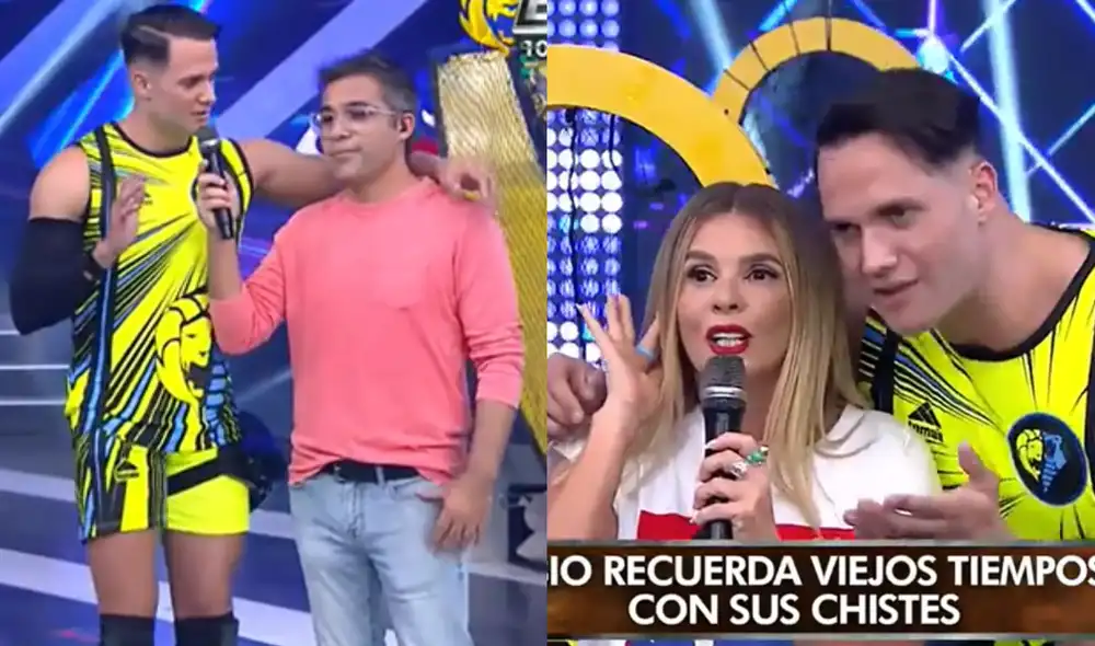 Fabio Agostini "se lució" con chistes aptos para toda la familia. Foto: composición/ capturas de América TV