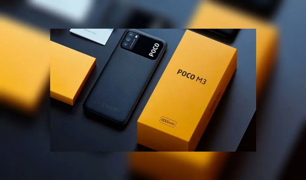 Así luce el POCO M3, un smartphone de gama de entrada. Foto: Mundo Xiaomi