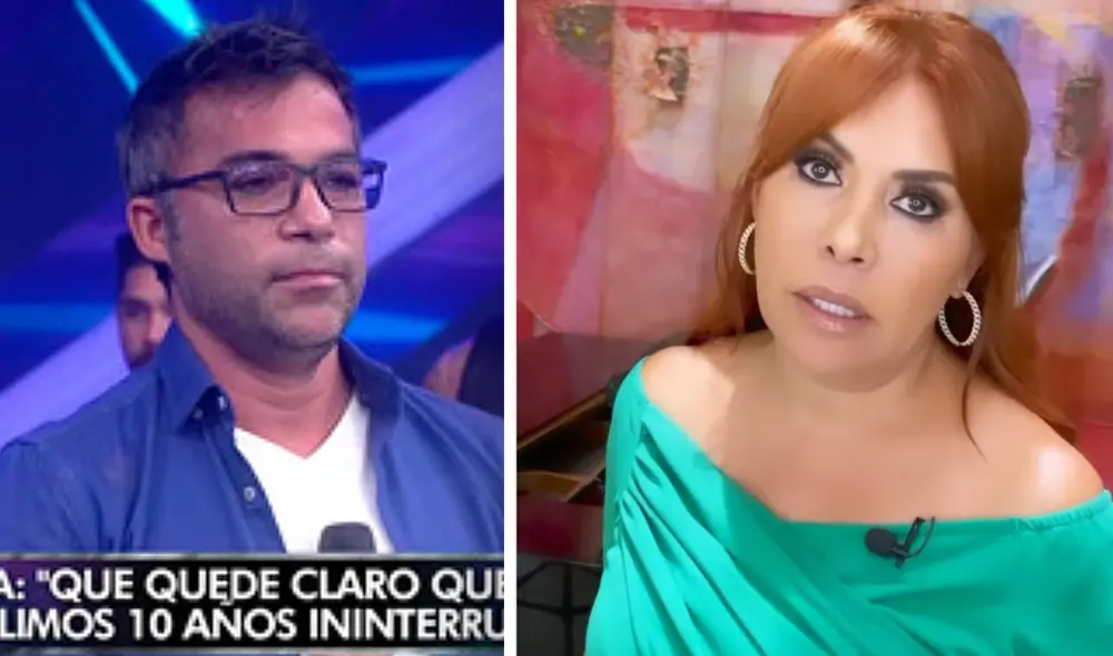 "Si dejas de ser un producto que la gente sigue, no te dan nada", aclaró Magaly Medina sobre las palabras de Renzo Schuller. Foto: composición captura América TV/Instagram