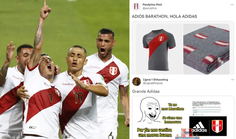 Adidas vestirá a la selección peruana a partir del 2023. Foto: composición/Twitter/La República