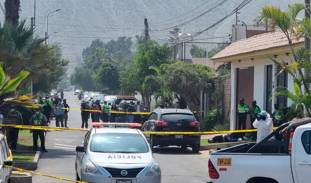Los hampones amordazaron a seis personas en el interior del inmueble. Foto: URPI/La República Los hampones amordazaron a seis personas en el interior del inmueble. Foto: URPI/La República