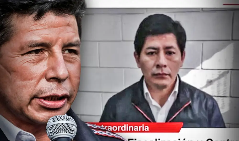 Zamir Villaverde declaró de forma virtual ante la Comisión de Fiscalización del Congreso desde el penal de Ancón. Foto: Composición/ Fabrizio Oviedo