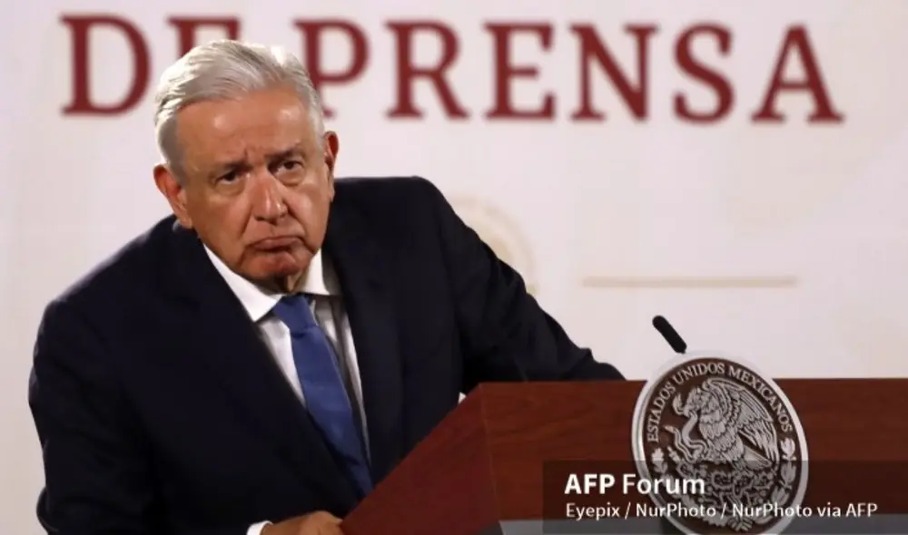 López Obrador afirmó que "lamenta mucho" no poder encontrarse con el presidente Joe Biden. Foto: AFP
