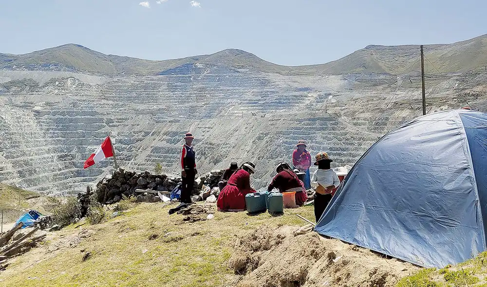 Comuneros se negaron a establecer mesa de diálogo mientras no se levante el estado de emergencia en la zona. Foto: LR