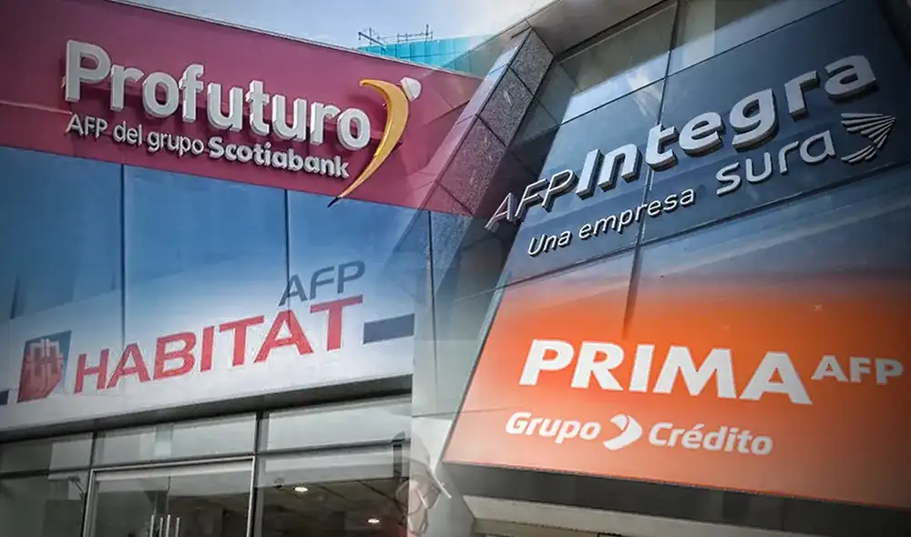 Cuatro AFP en el mercado peruano administran los fondos de 8,4 millones de afiliados activos. De los cuales, 3,3 millones están en AFP Integra, 2,3 millones en Prima AFP, 1,7 millones en Profuturo y más de 1 millón en Habitat. Foto: composición LR