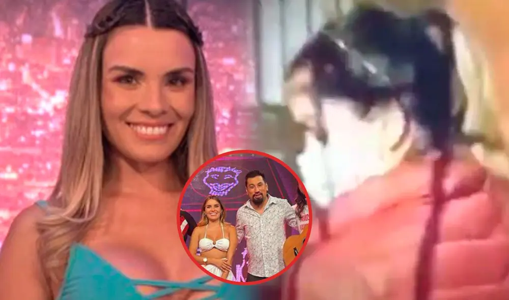 Fiorella Retiz habla ante cámaras tras ampay. Foto: composición/LR/Instagram