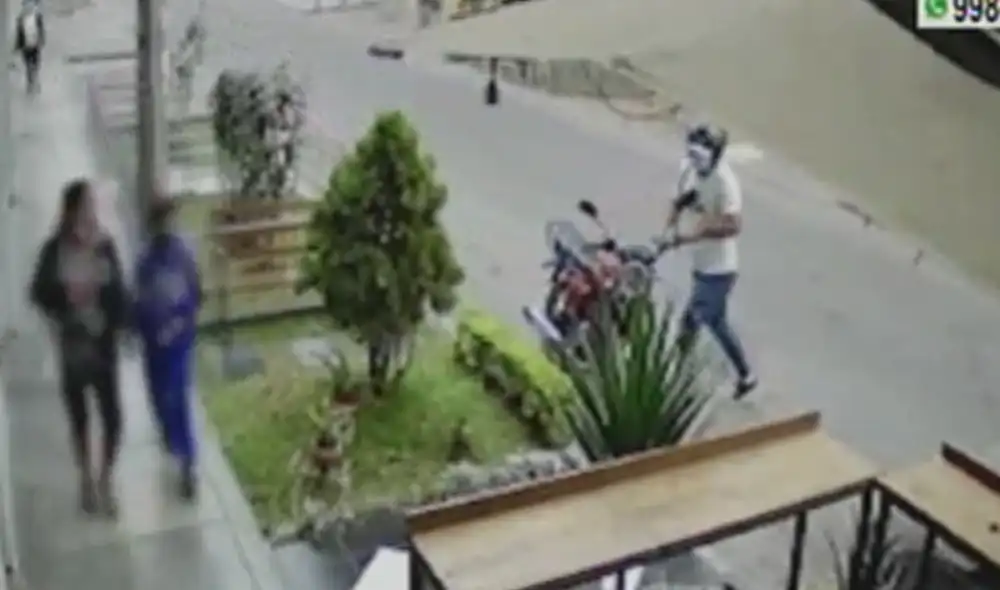 Delincuente aún no ha sido capturado. Foto: captura de América