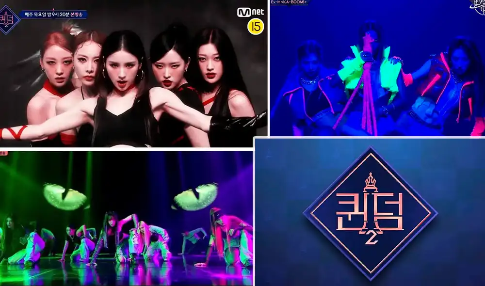 La primera parte de la ronda 3 de Queendom 2. Foto: Mnet La primera parte de la ronda 3 de Queendom 2. Foto: Mnet