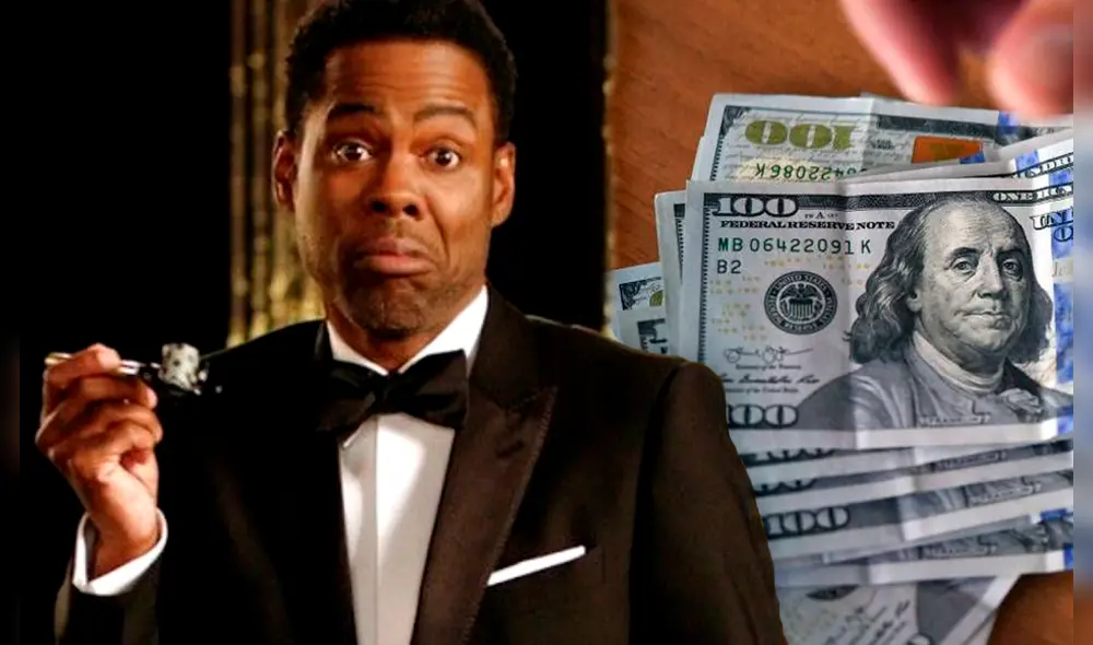 Chris Rock señaló que hablará de la bofetada que recibió por parte de Will Smith solo si le pagan.  Foto: composición Premios Óscar/AFP