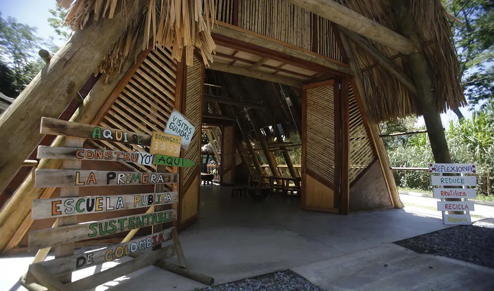 La escuela se encuentra en al localidad de San Jerónimo. Foto: EFE La escuela se encuentra en al localidad de San Jerónimo. Foto: EFE