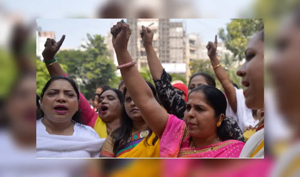 Una mujer tiene 17 veces más probabilidades de enfrentar violencia sexual por parte de su esposo que de cualquier otra persona en la India, según un informe de criminalidad en el país. Foto: AFP